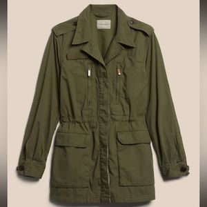 Banana republic green utility jacket